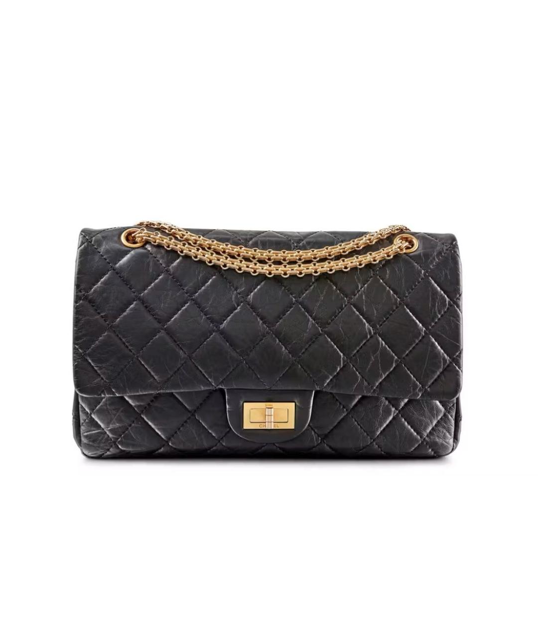 CHANEL Черная кожаная сумка через плечо, фото 6
