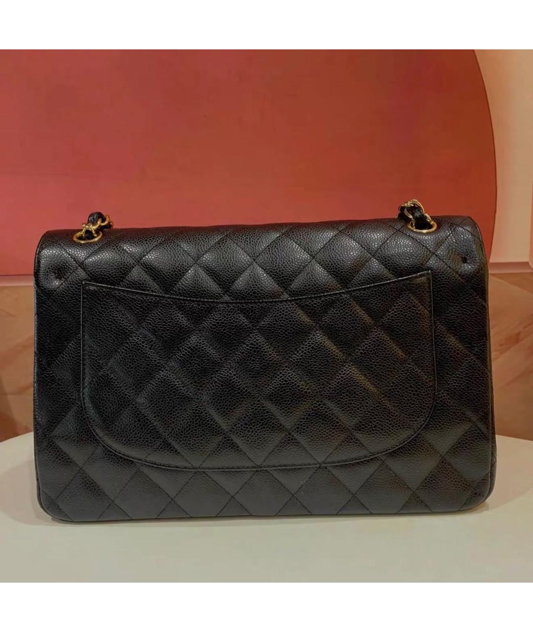CHANEL Черная кожаная сумка через плечо, фото 3