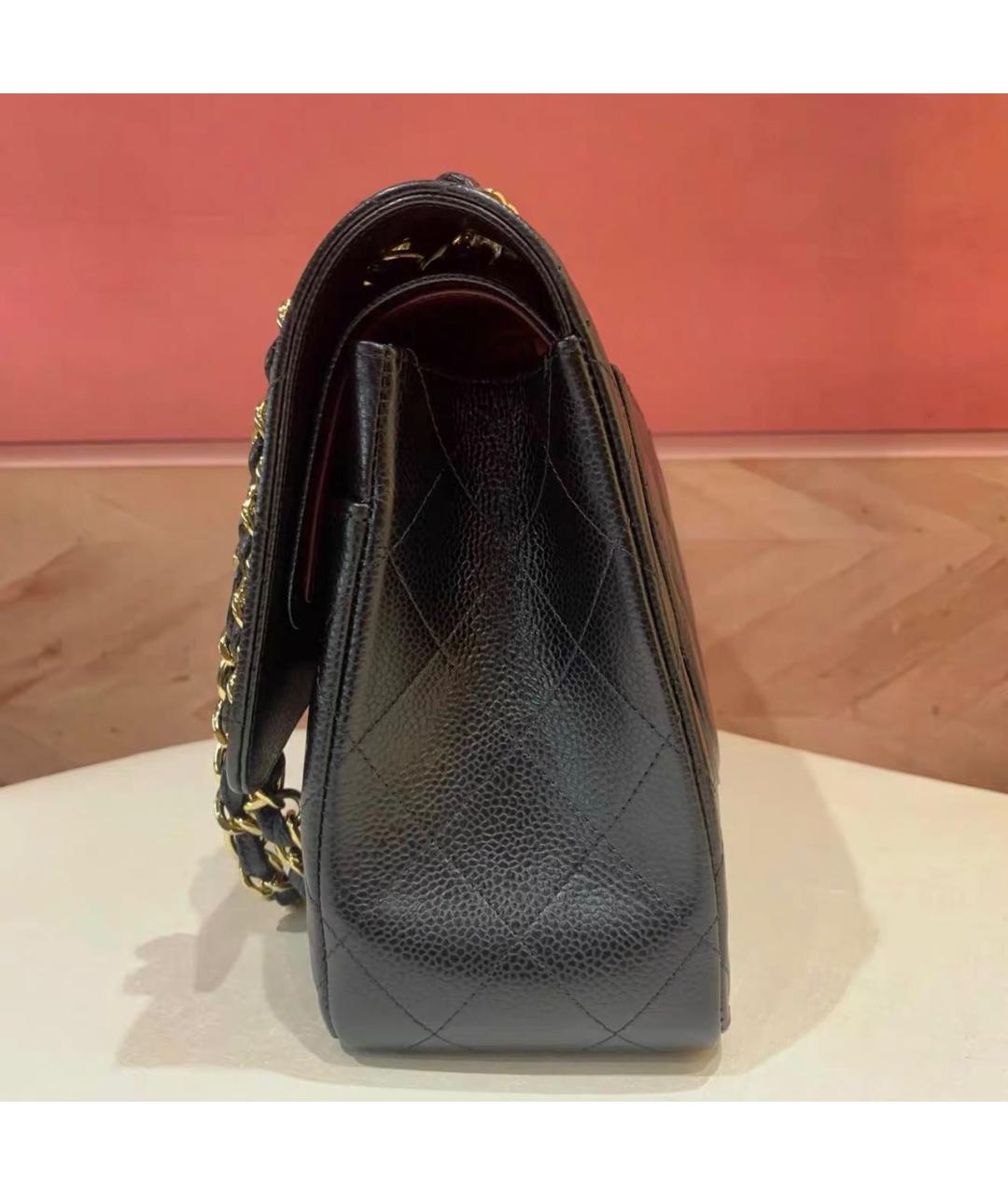 CHANEL Черная кожаная сумка через плечо, фото 4