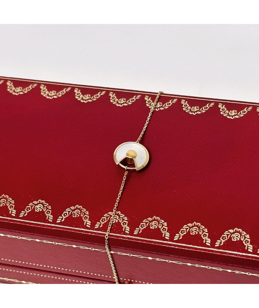 CARTIER Белый браслет из желтого золота, фото 5