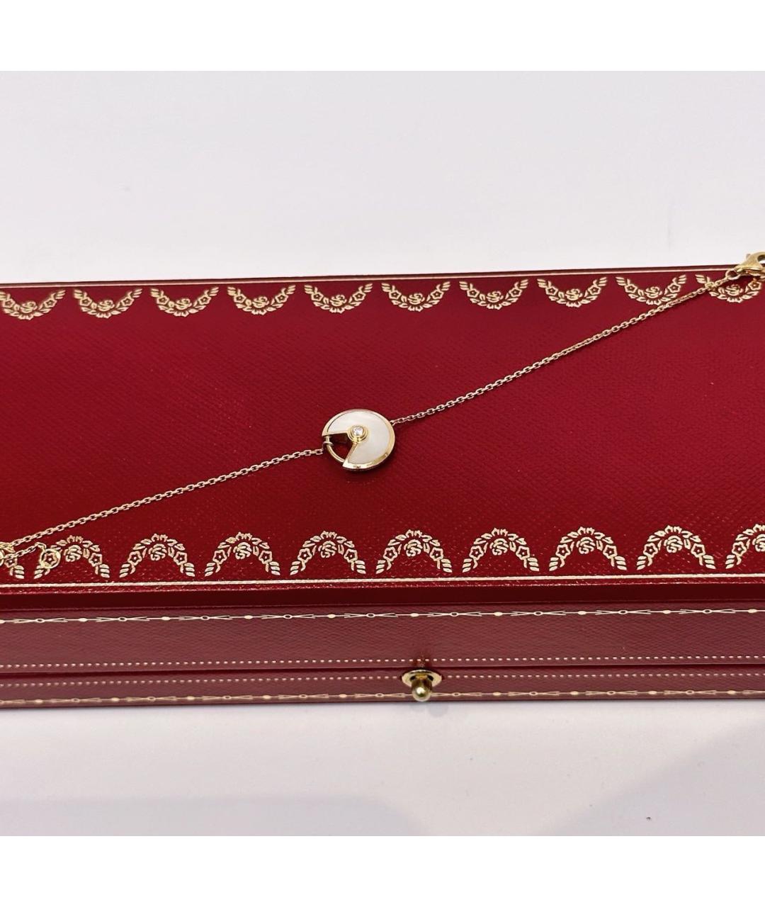 CARTIER Белый браслет из желтого золота, фото 3
