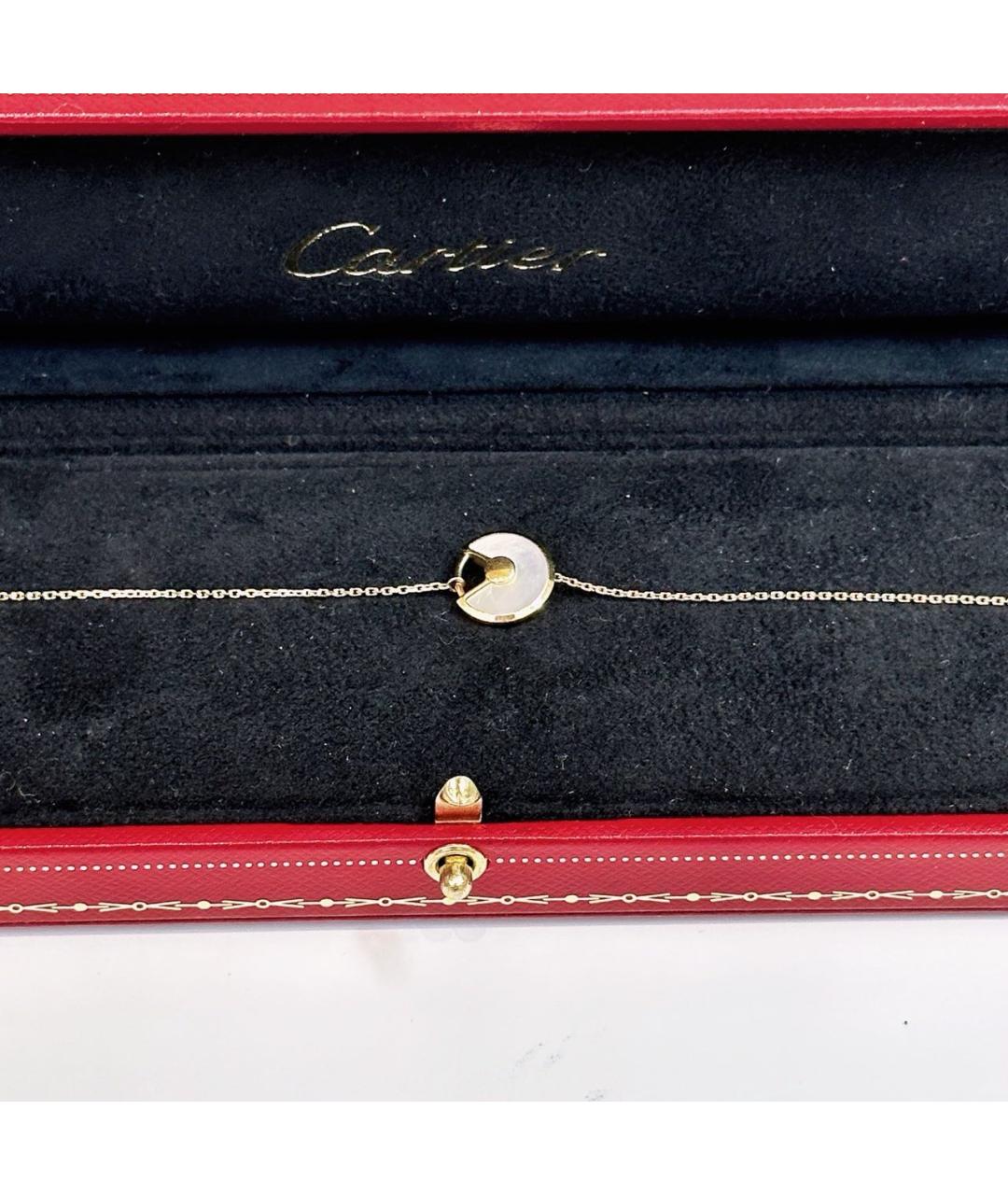 CARTIER Белый браслет из желтого золота, фото 2