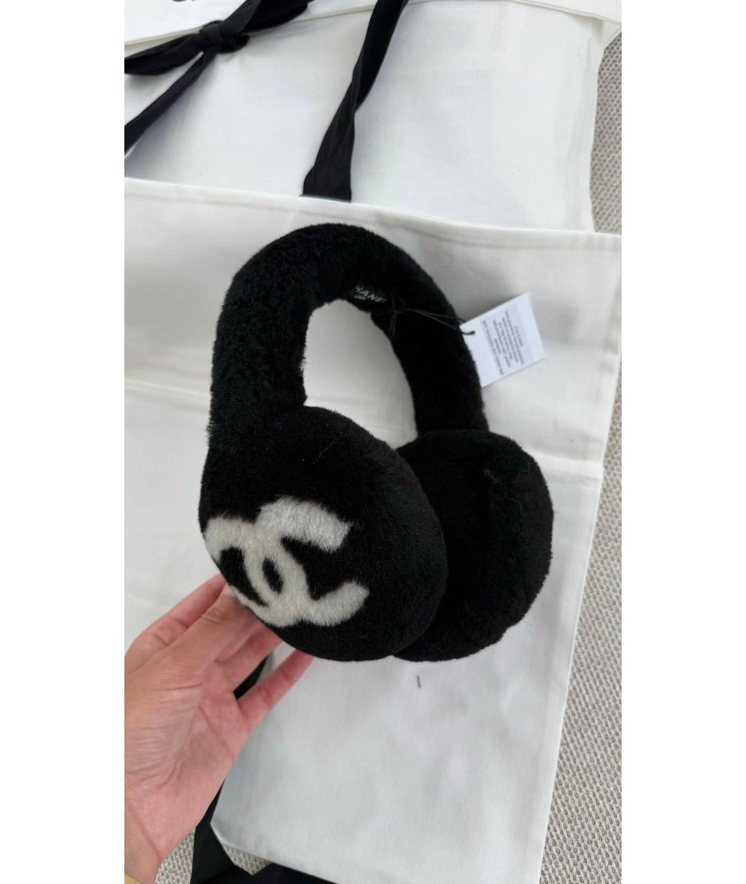 CHANEL Черные наушники, фото 3