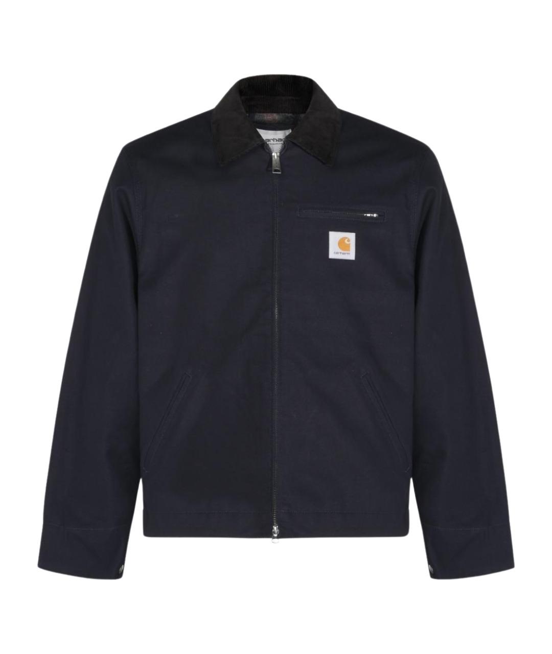 CARHARTT WIP Темно-синяя хлопковая куртка, фото 1