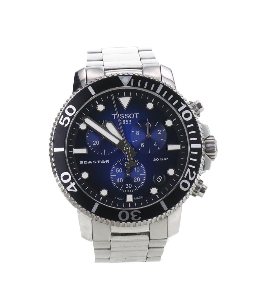 TISSOT Синие стальные часы, фото 1