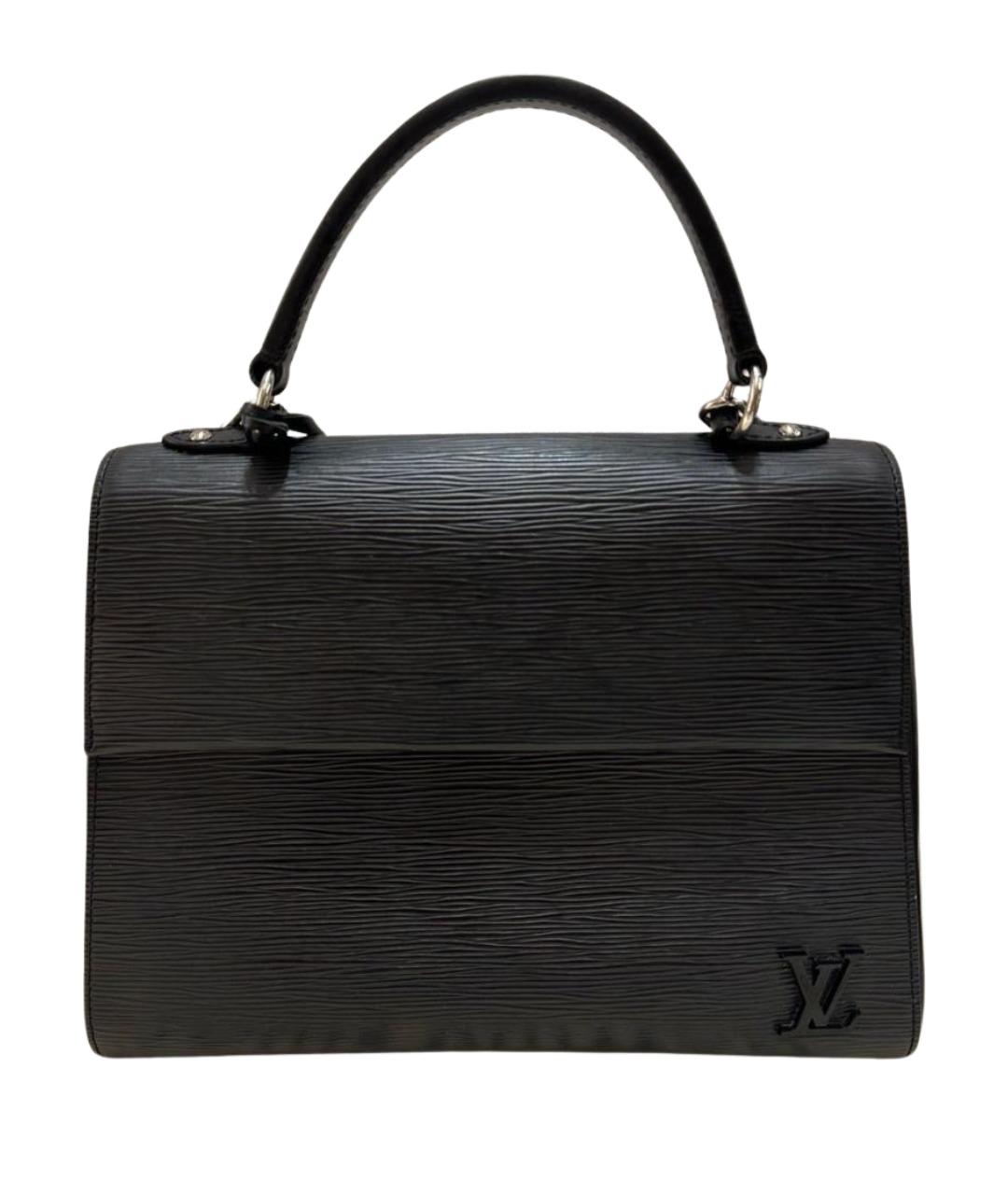 LOUIS VUITTON Черная кожаная сумка через плечо, фото 1