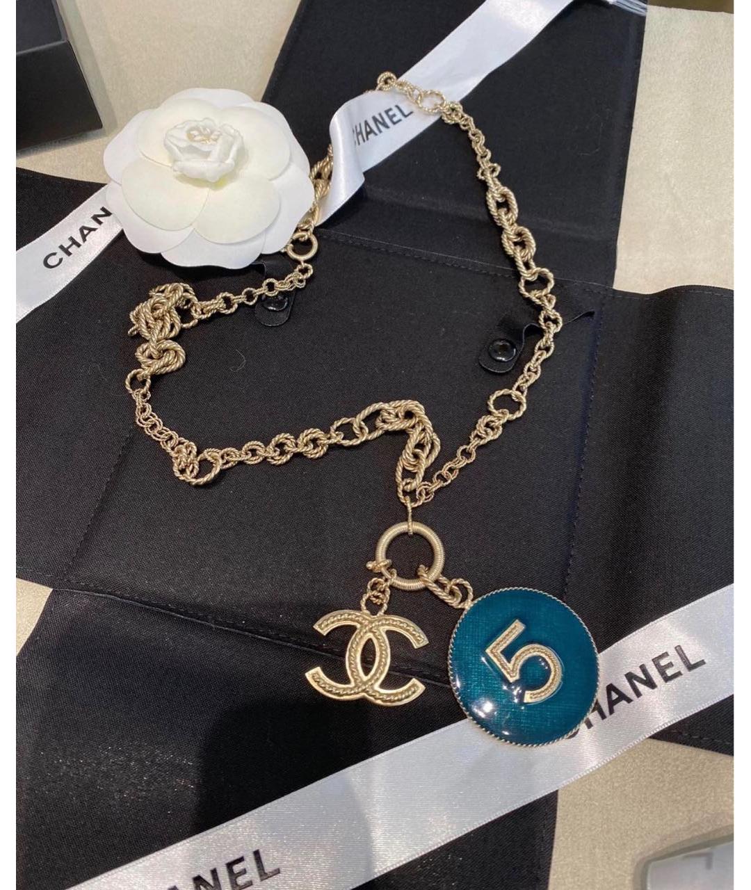 CHANEL Золотое колье, фото 3