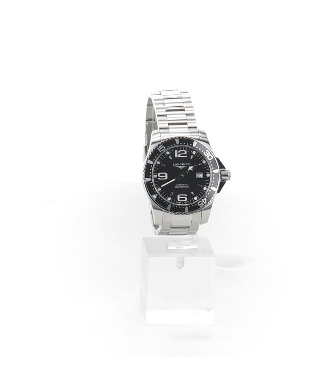 LONGINES Черные стальные часы, фото 2