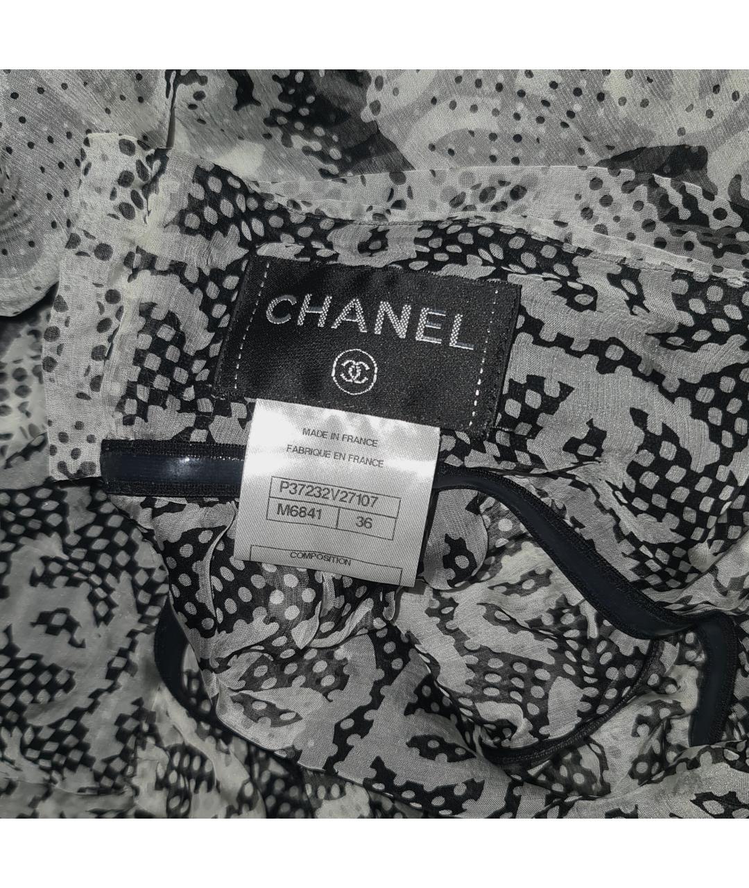 CHANEL Мульти шелковое повседневное платье, фото 5
