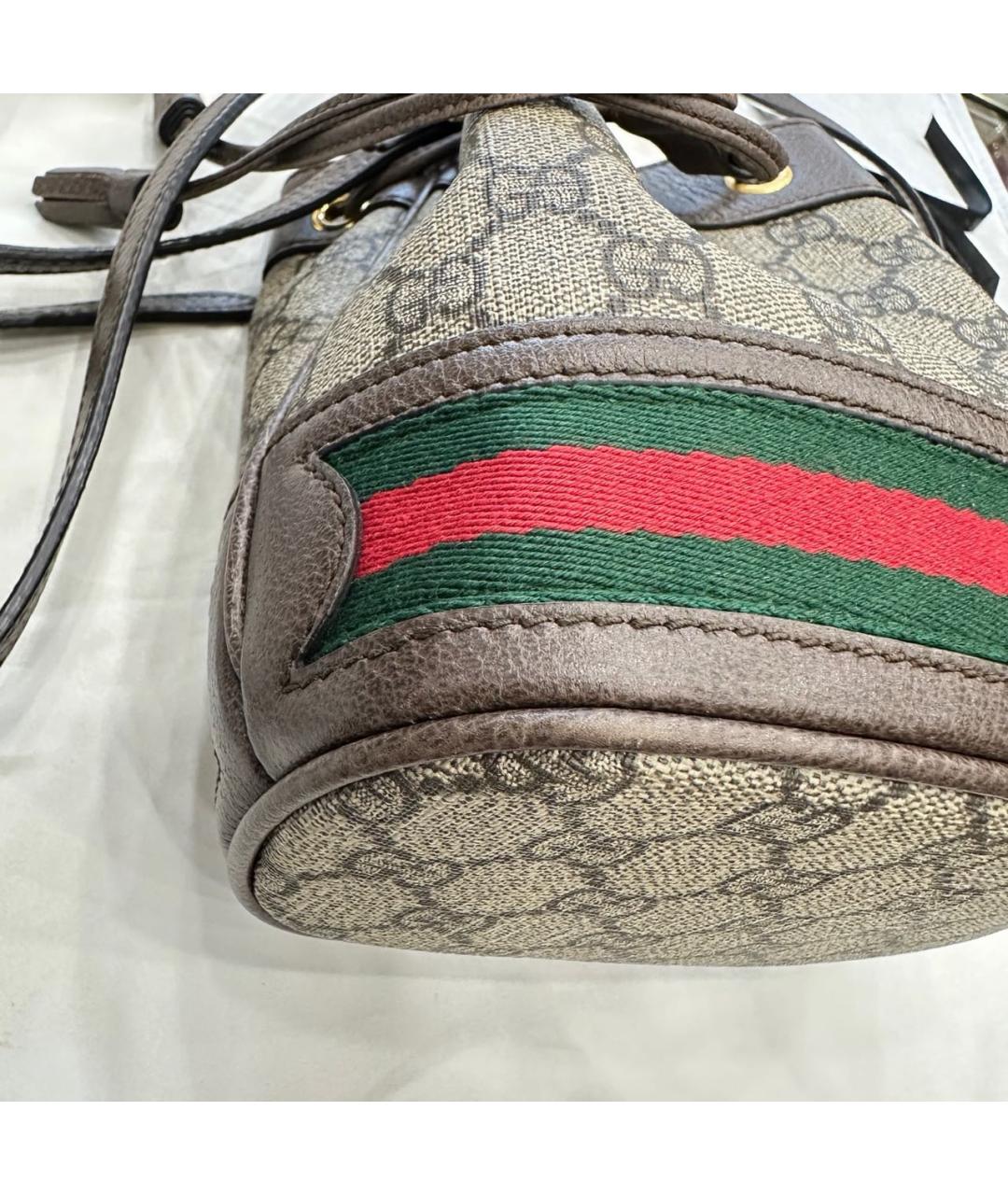 GUCCI Коричневая сумка через плечо, фото 6