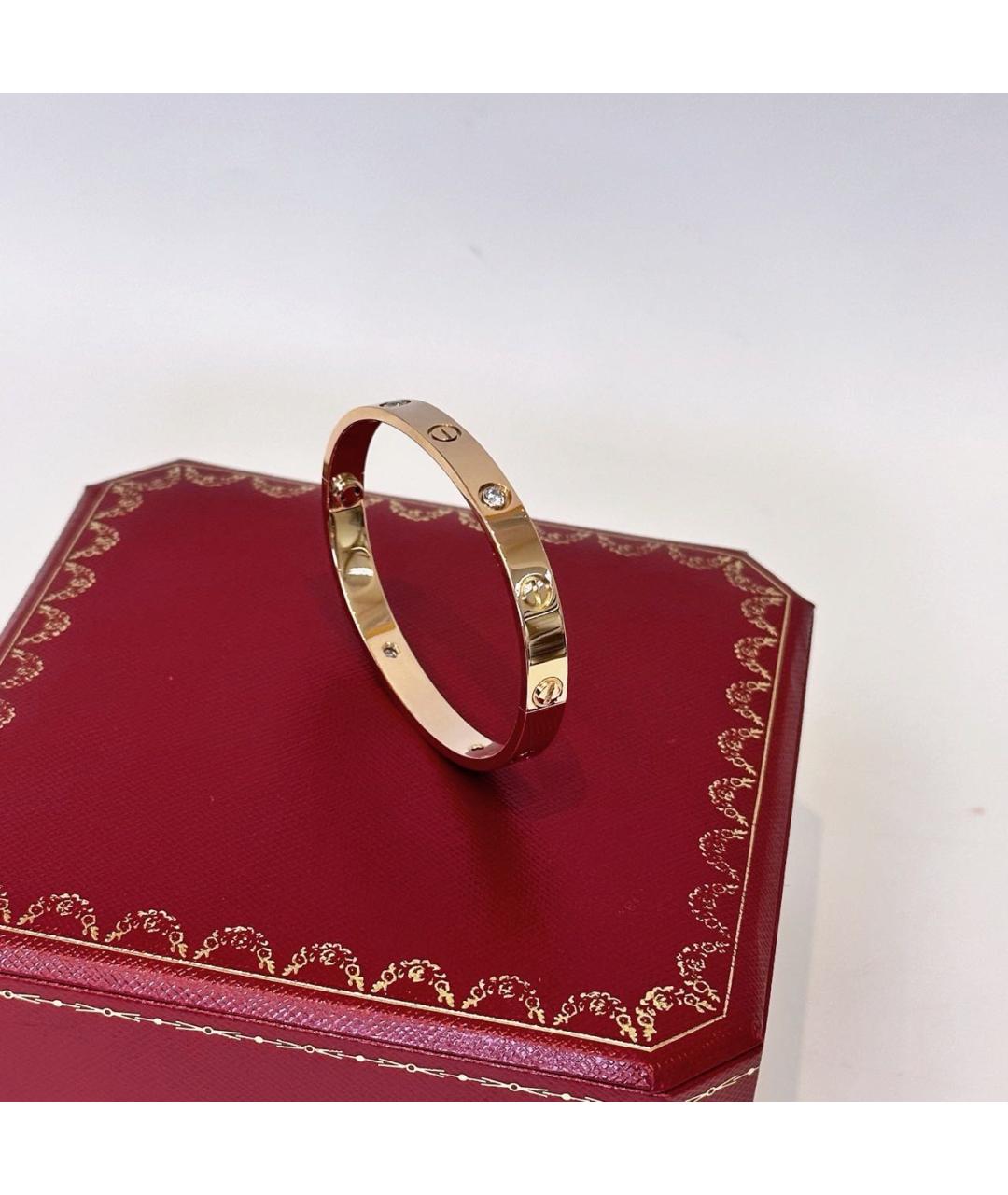 CARTIER Розовый браслет из розового золота, фото 4