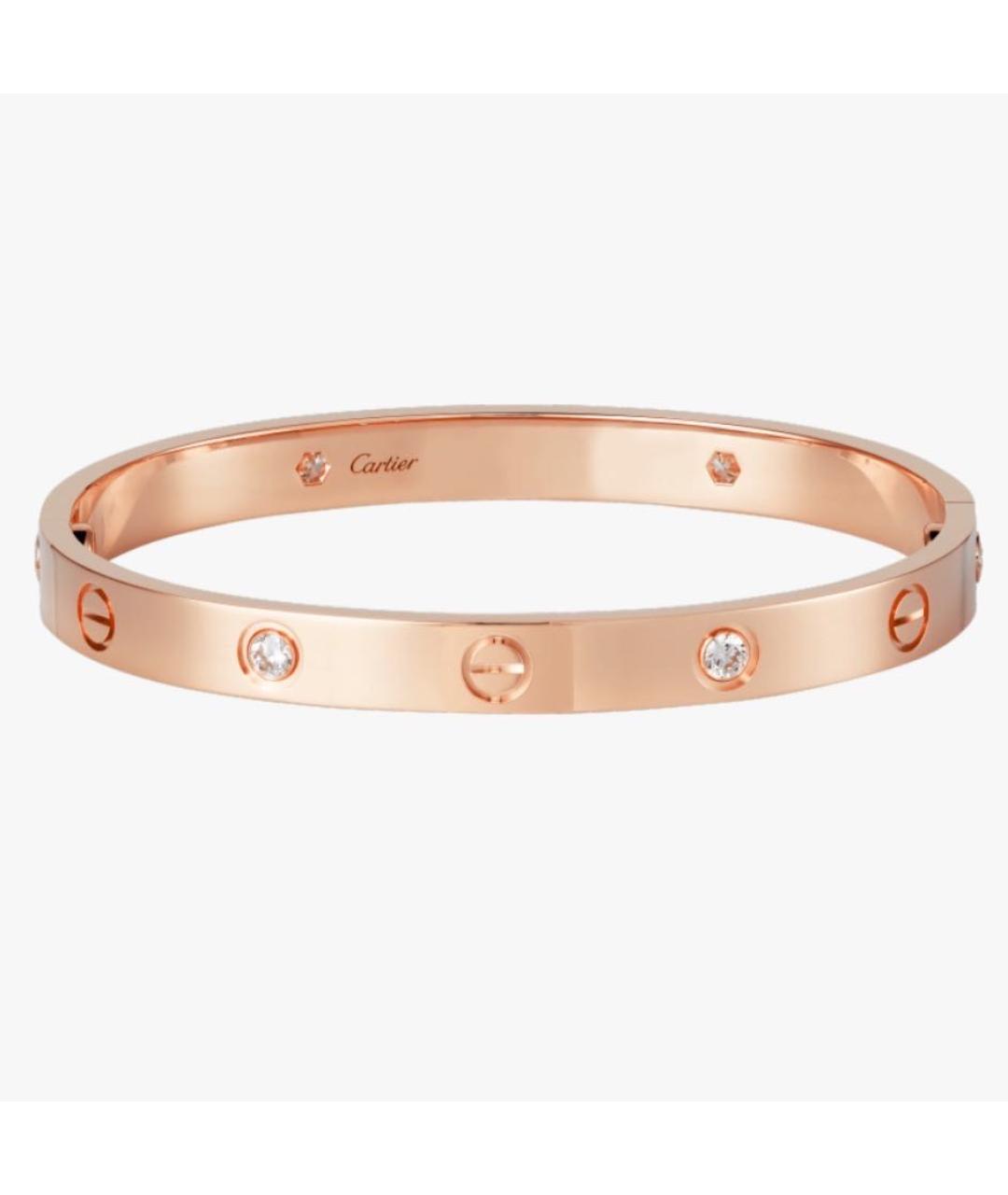 CARTIER Розовый браслет из розового золота, фото 7