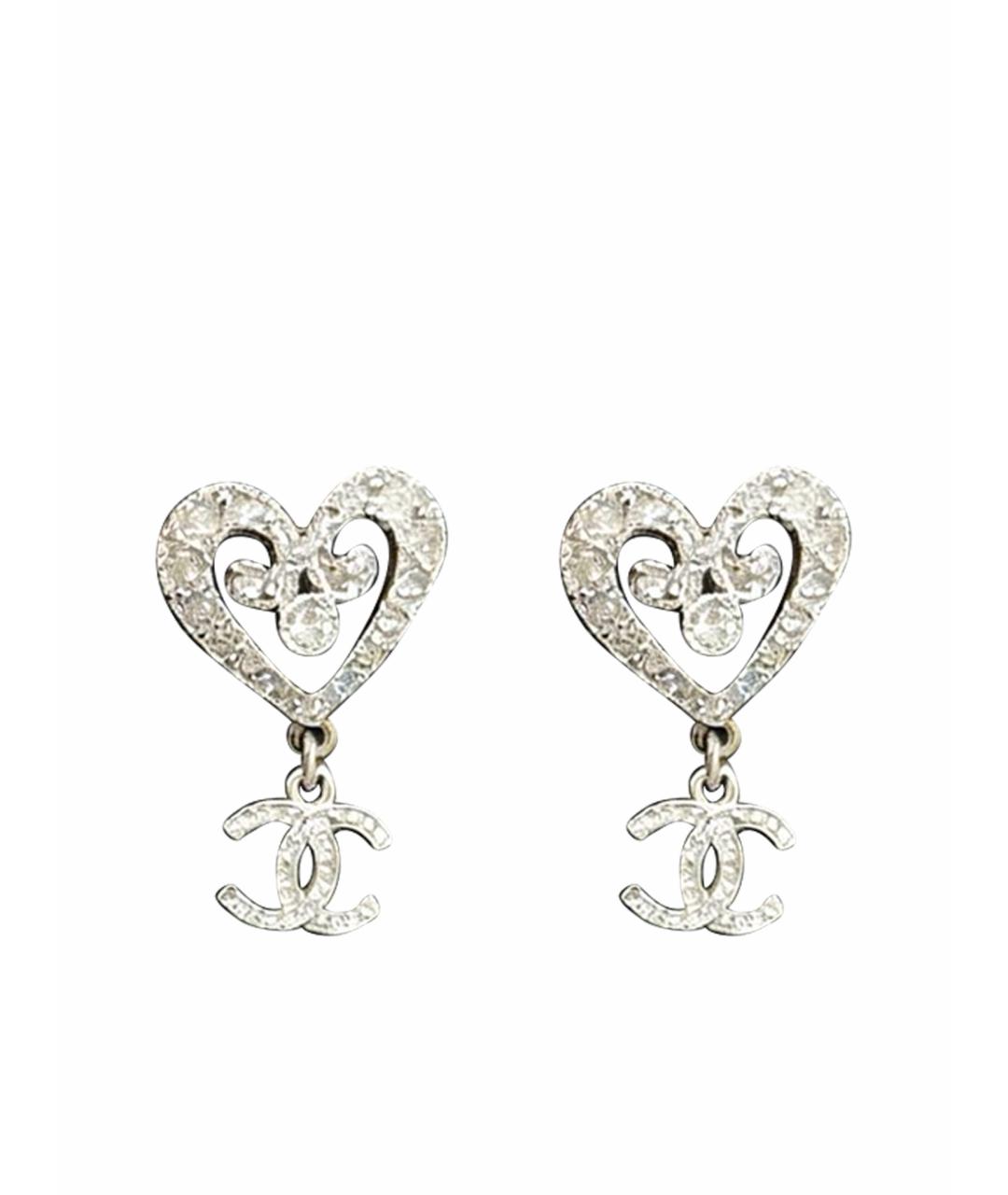 CHANEL Серебряные серьги, фото 1