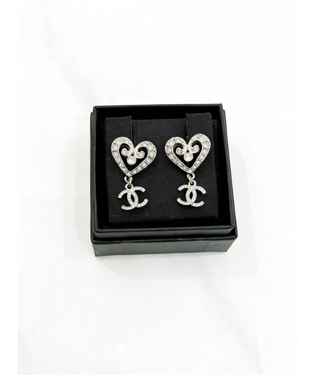 CHANEL Серебряные серьги, фото 4