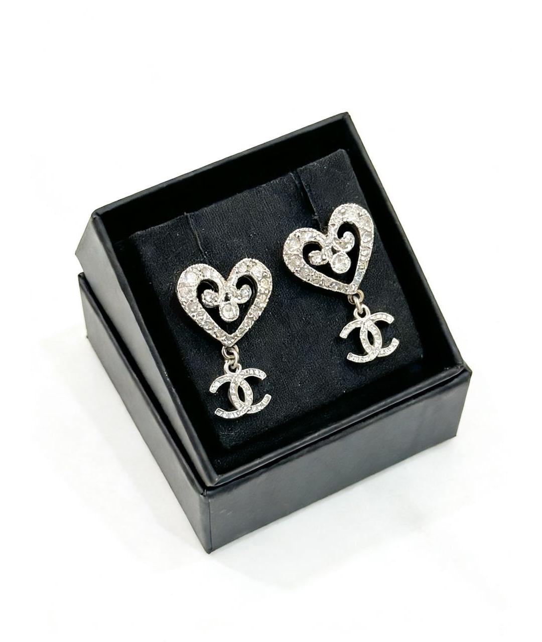 CHANEL Серебряные серьги, фото 5
