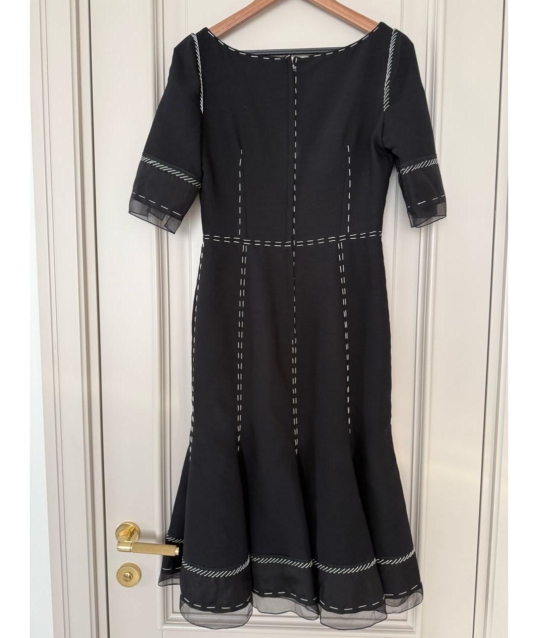 DOLCE&GABBANA Черное шерстяное платье, фото 2
