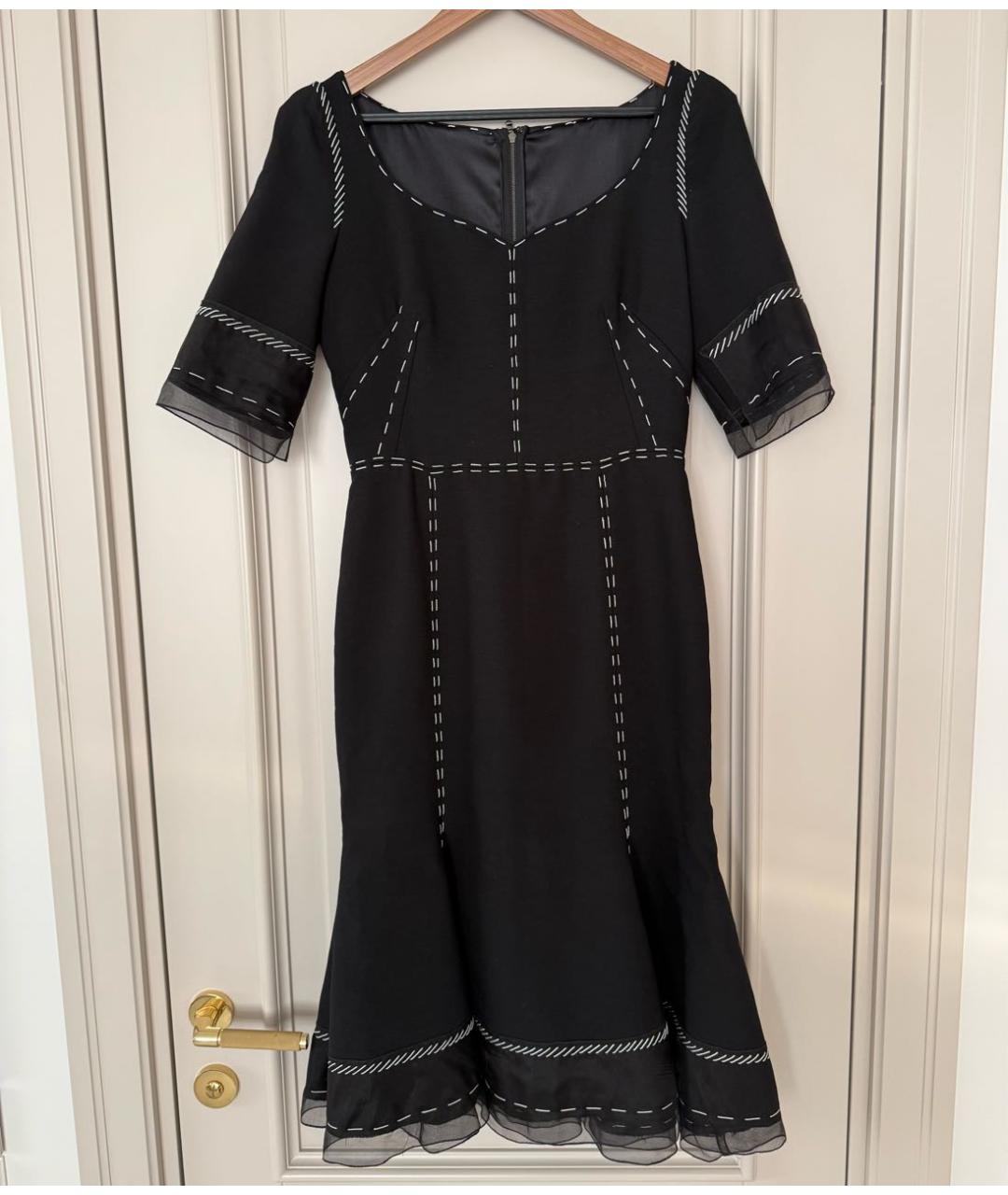 DOLCE&GABBANA Черное шерстяное платье, фото 9