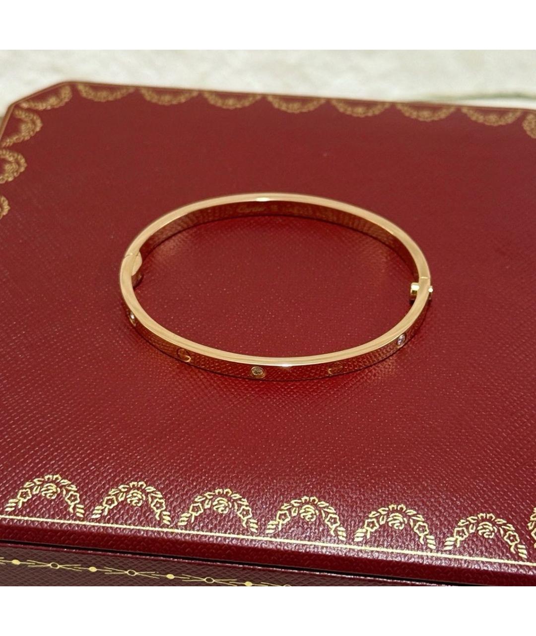 CARTIER Розовый браслет из розового золота, фото 4