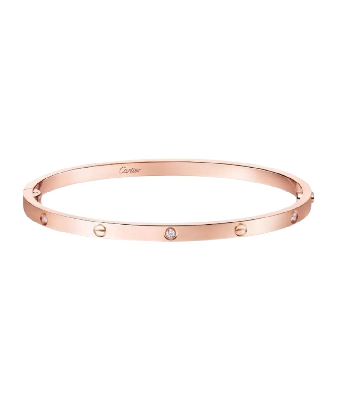 CARTIER Розовый браслет из розового золота, фото 1