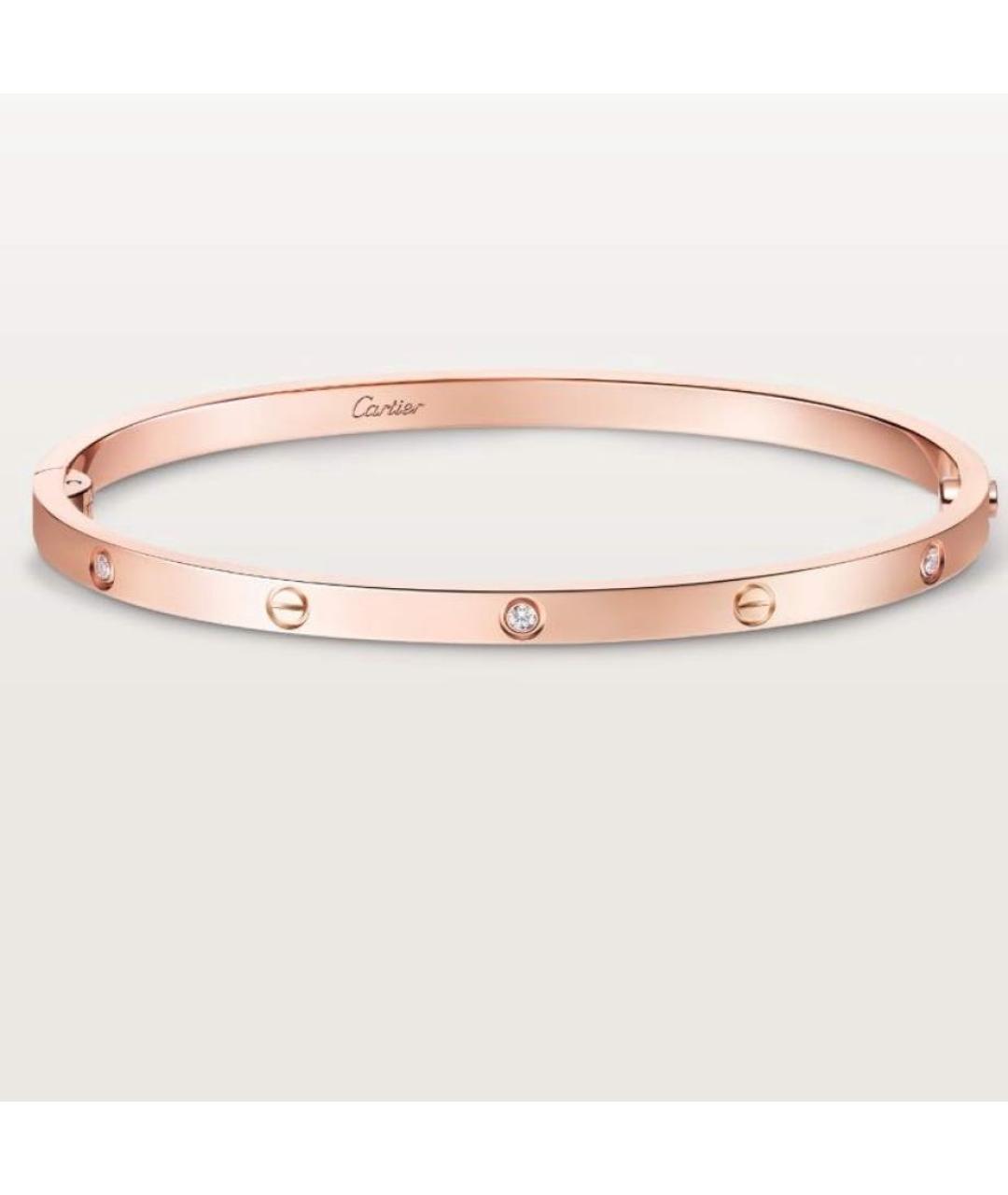 CARTIER Розовый браслет из розового золота, фото 7