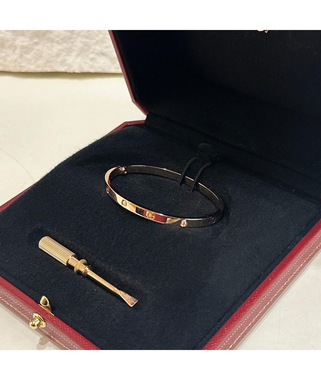 CARTIER Розовый браслет из розового золота, фото 3