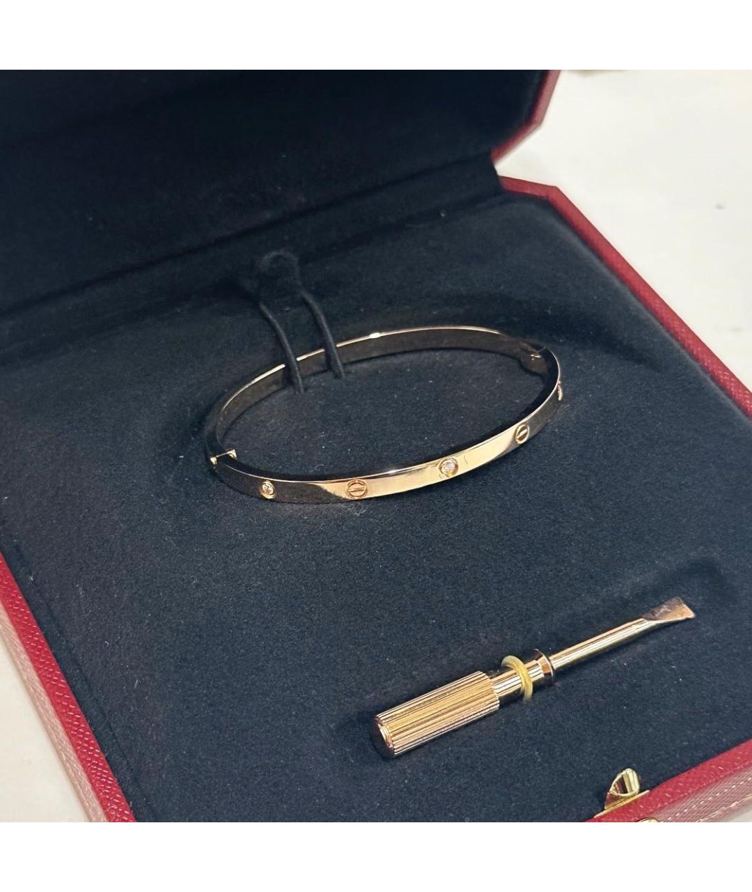 CARTIER Розовый браслет из розового золота, фото 2