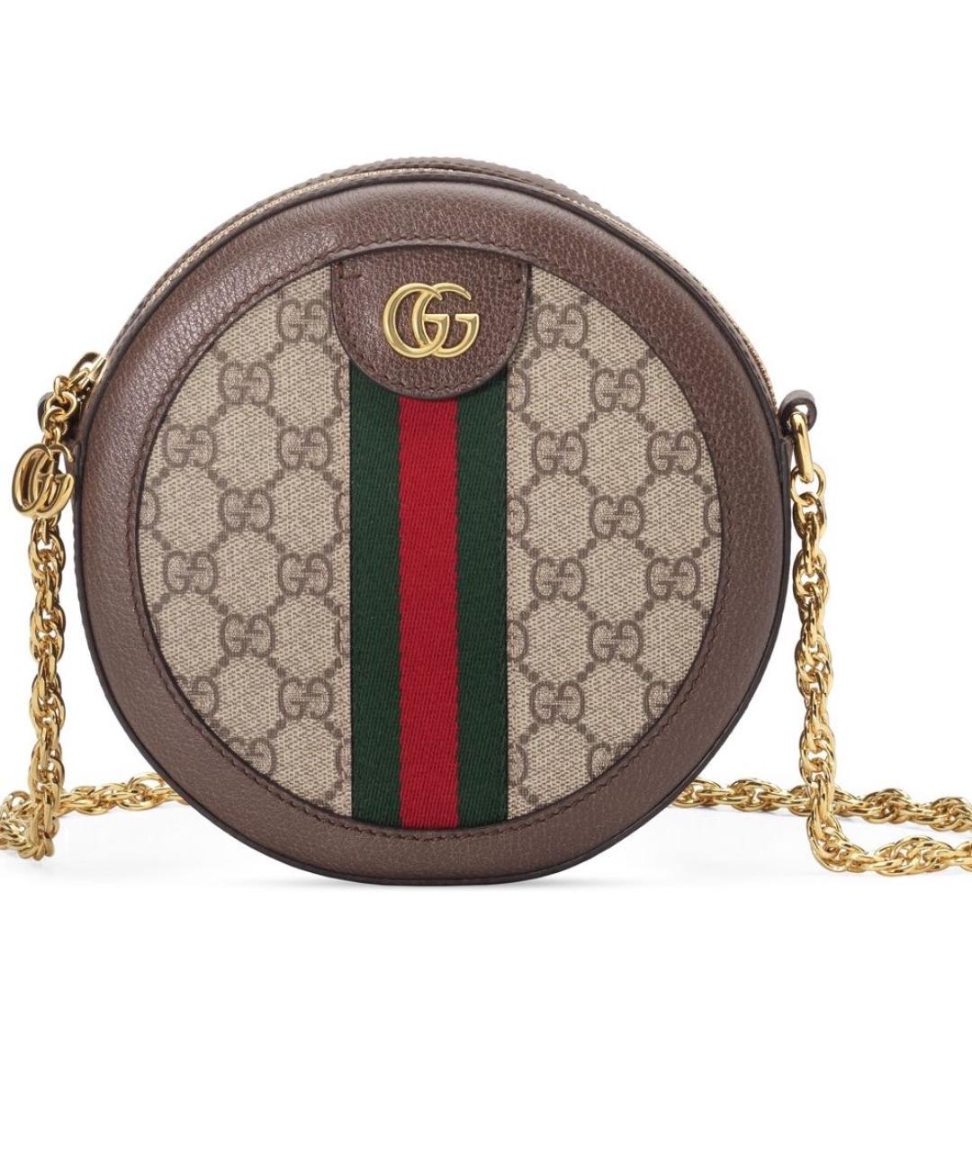 GUCCI Коричневая сумка через плечо, фото 1