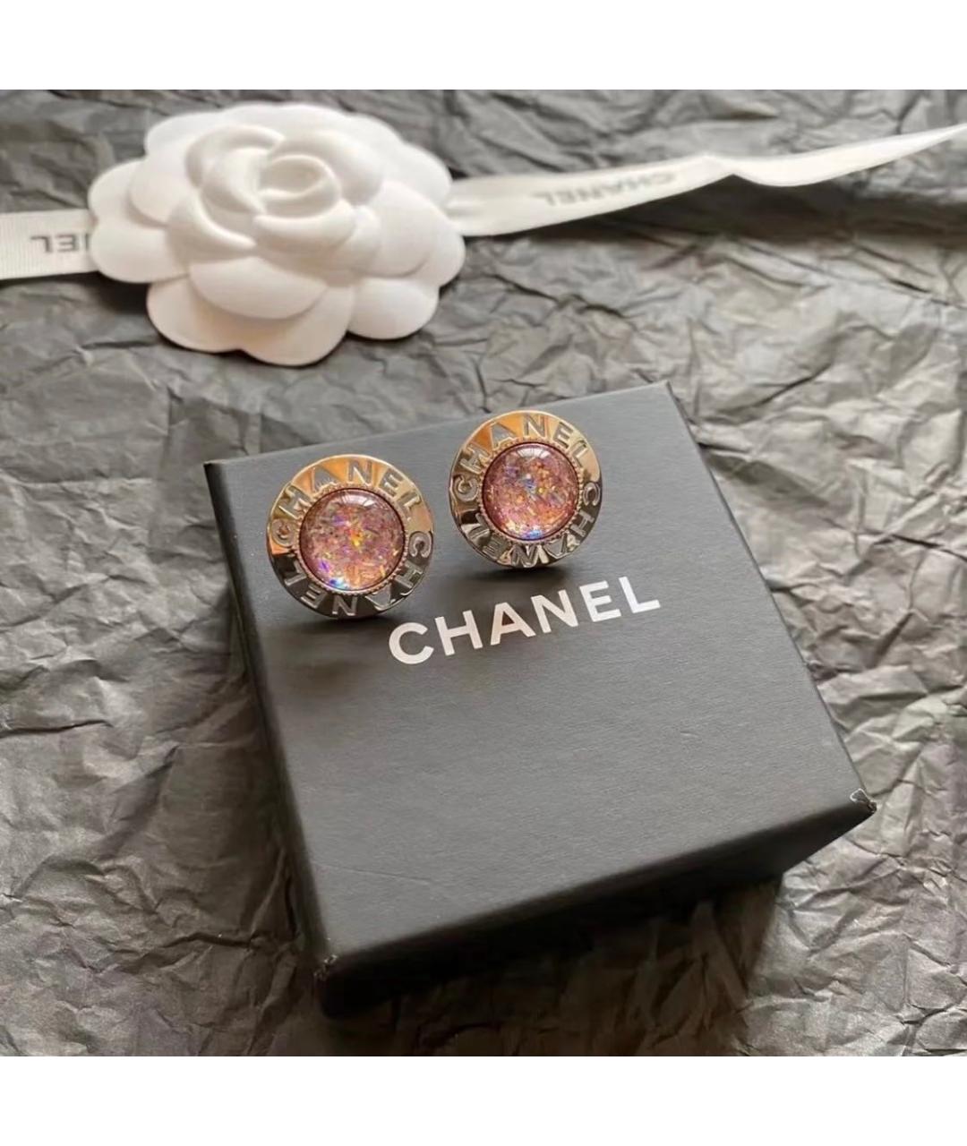CHANEL Золотые серьги, фото 5