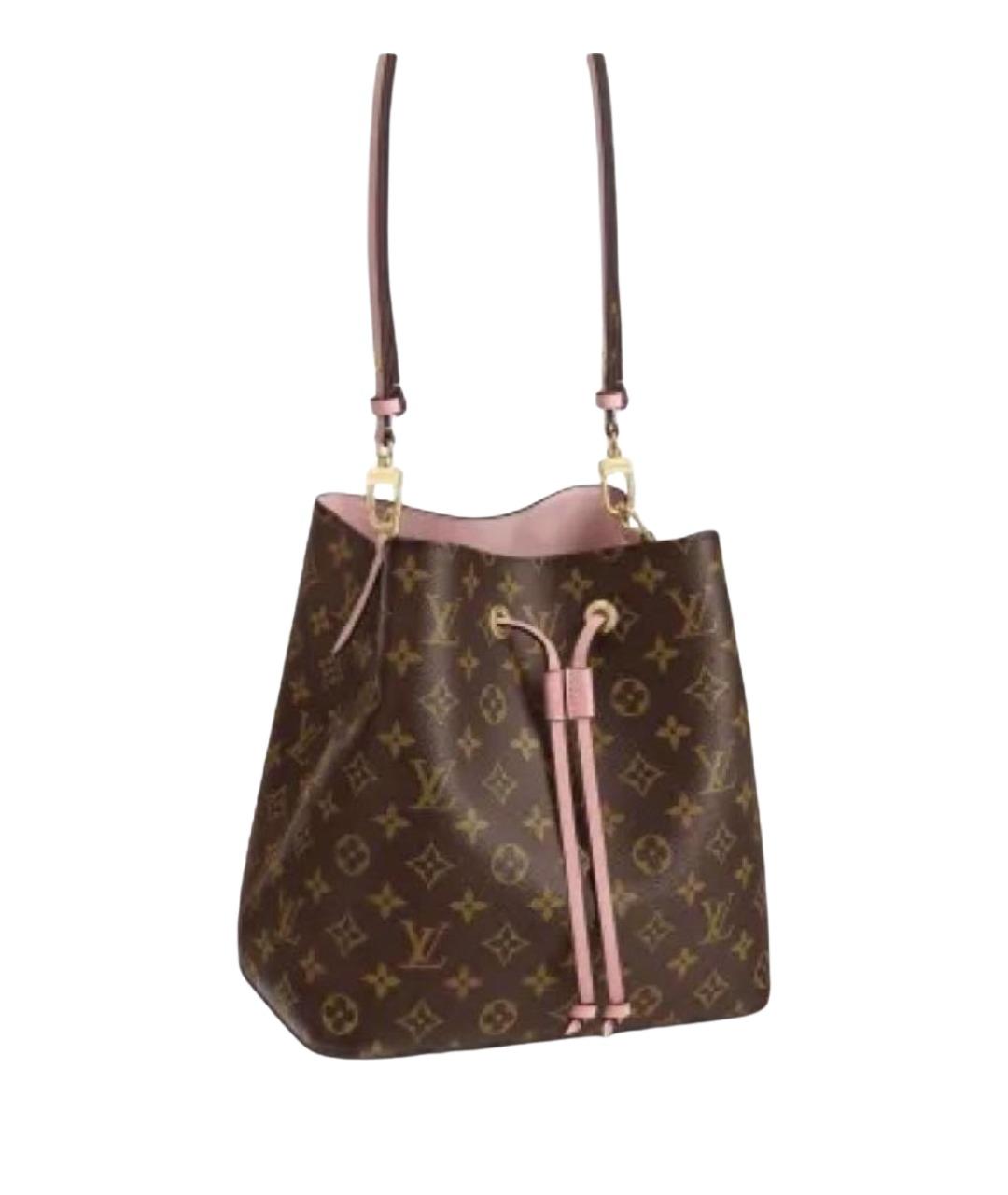 LOUIS VUITTON Розовая сумка через плечо из искусственной кожи, фото 1