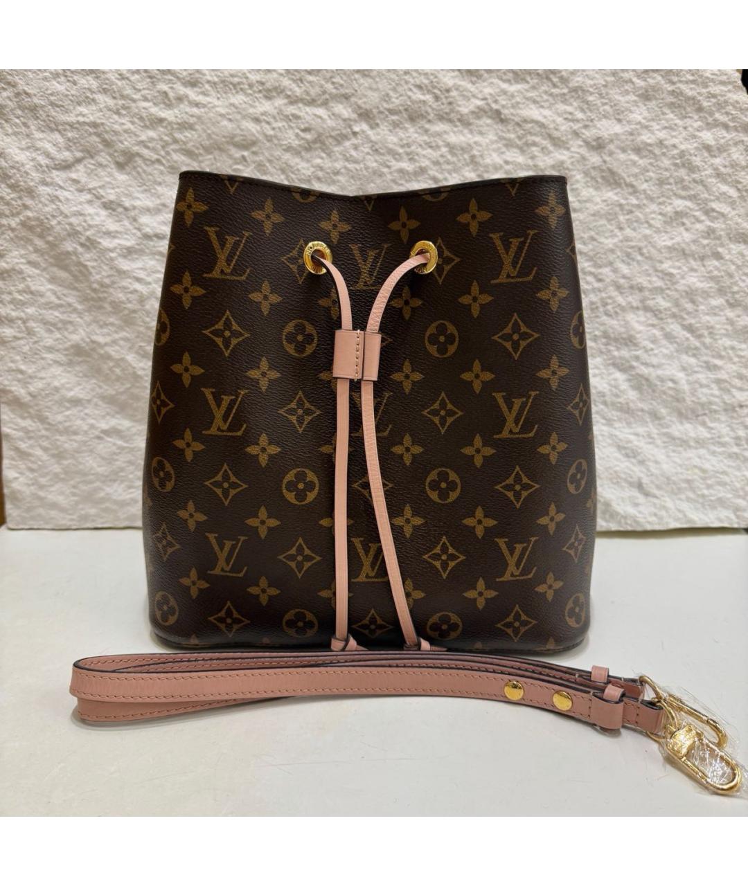 LOUIS VUITTON Розовая сумка через плечо из искусственной кожи, фото 2