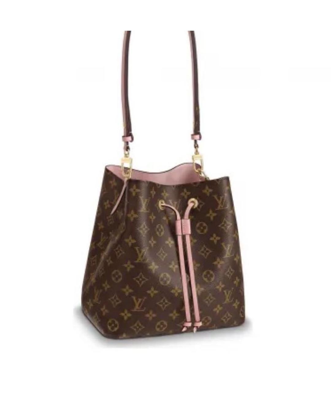 LOUIS VUITTON Розовая сумка через плечо из искусственной кожи, фото 9