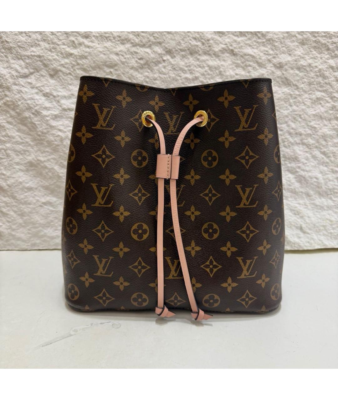 LOUIS VUITTON Розовая сумка через плечо из искусственной кожи, фото 3
