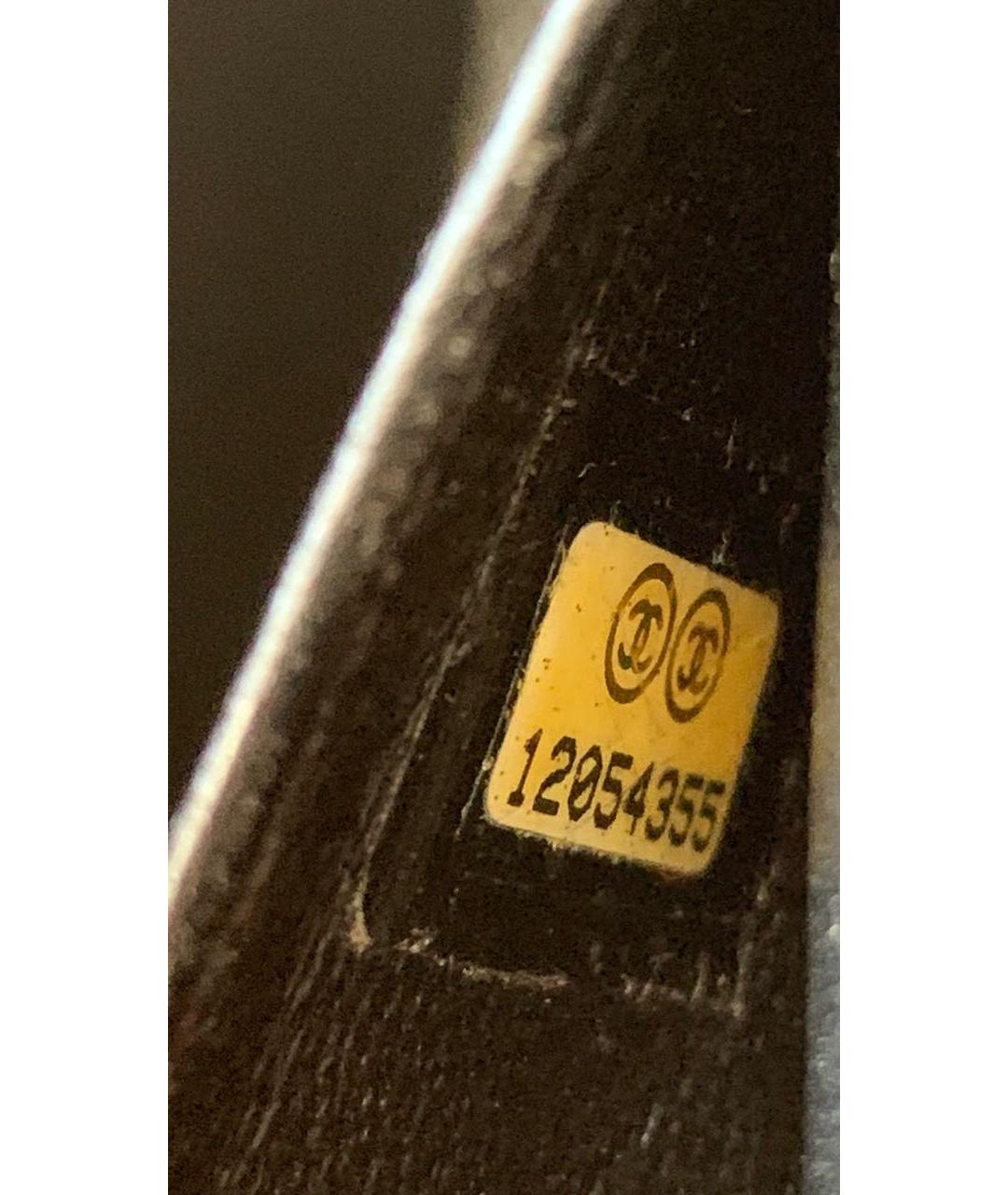 CHANEL Черная кожаная поясная сумка, фото 5