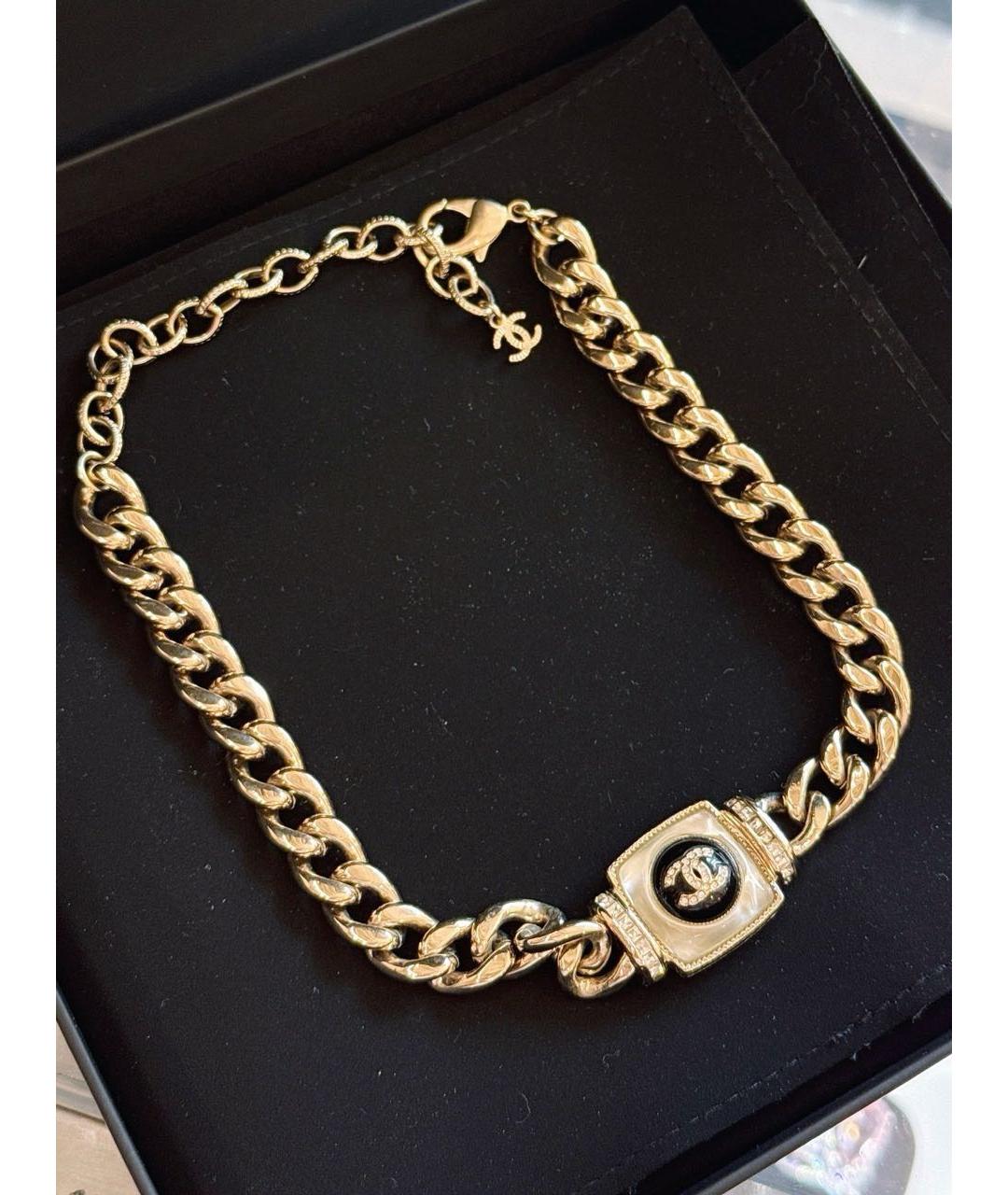 CHANEL Золотое колье, фото 3