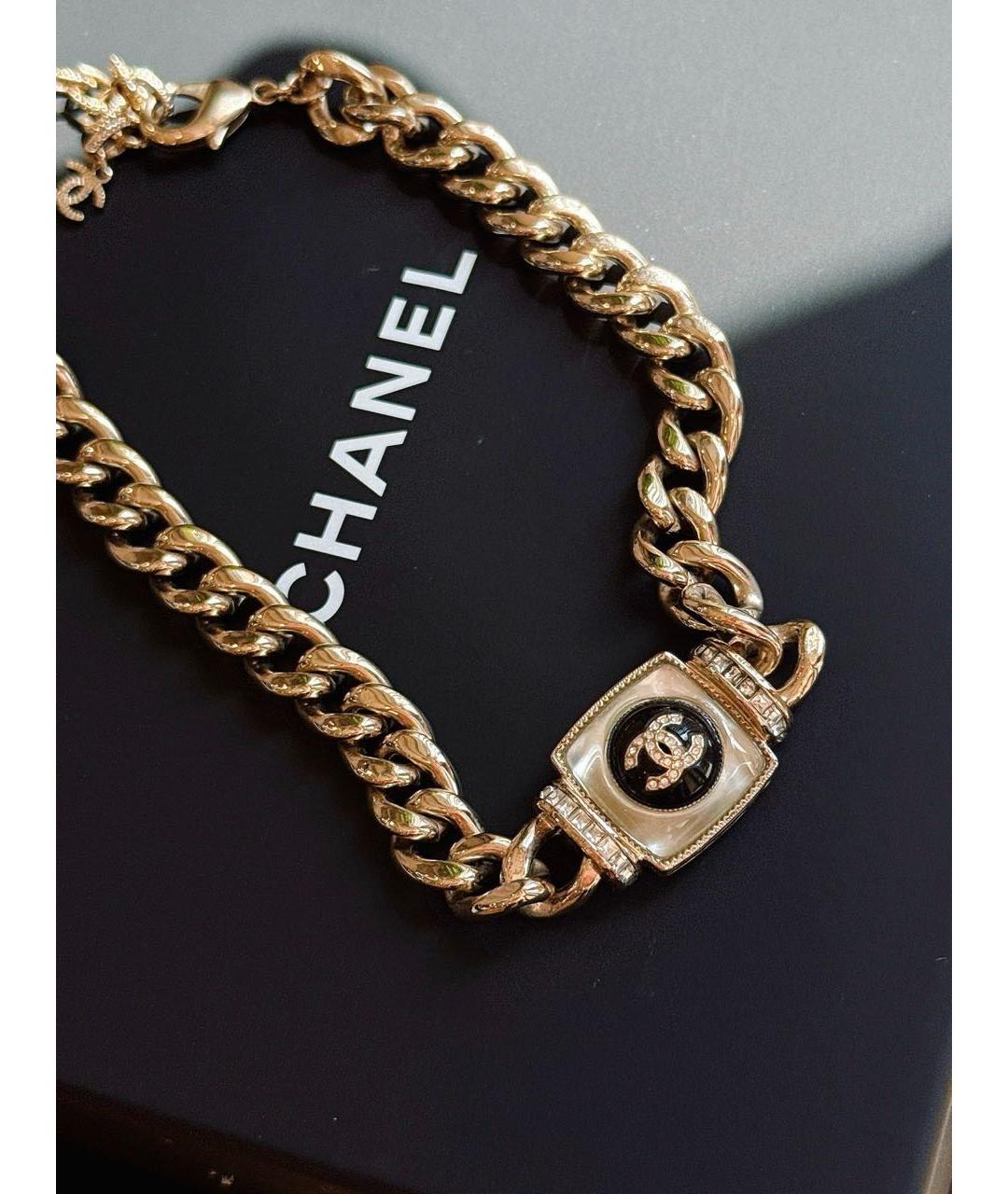 CHANEL Золотое колье, фото 2