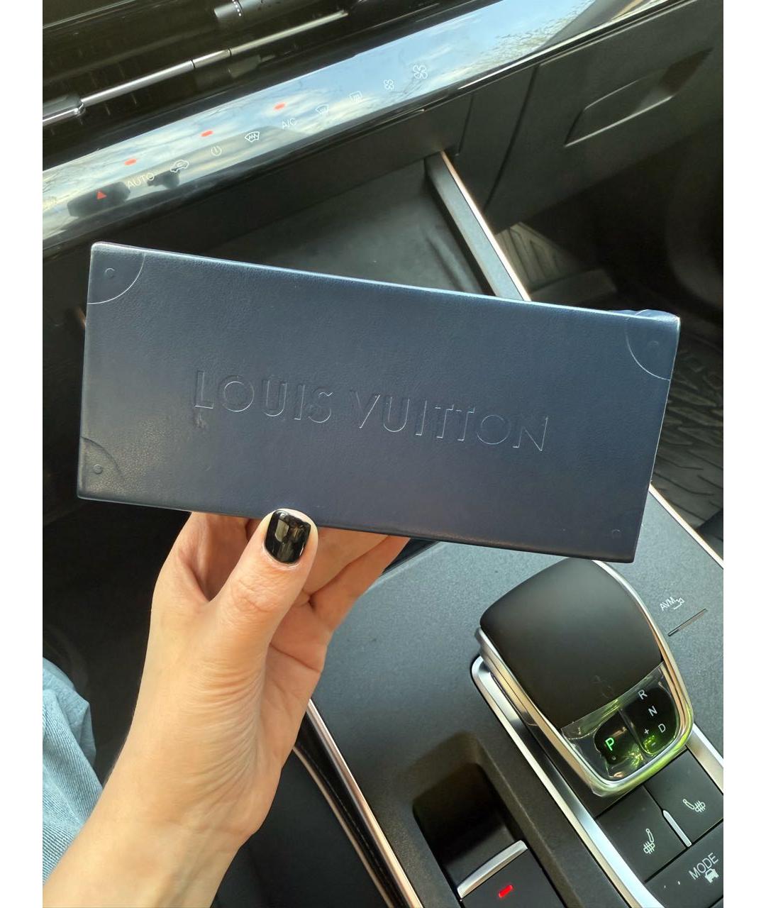 LOUIS VUITTON Черные пластиковые солнцезащитные очки, фото 4