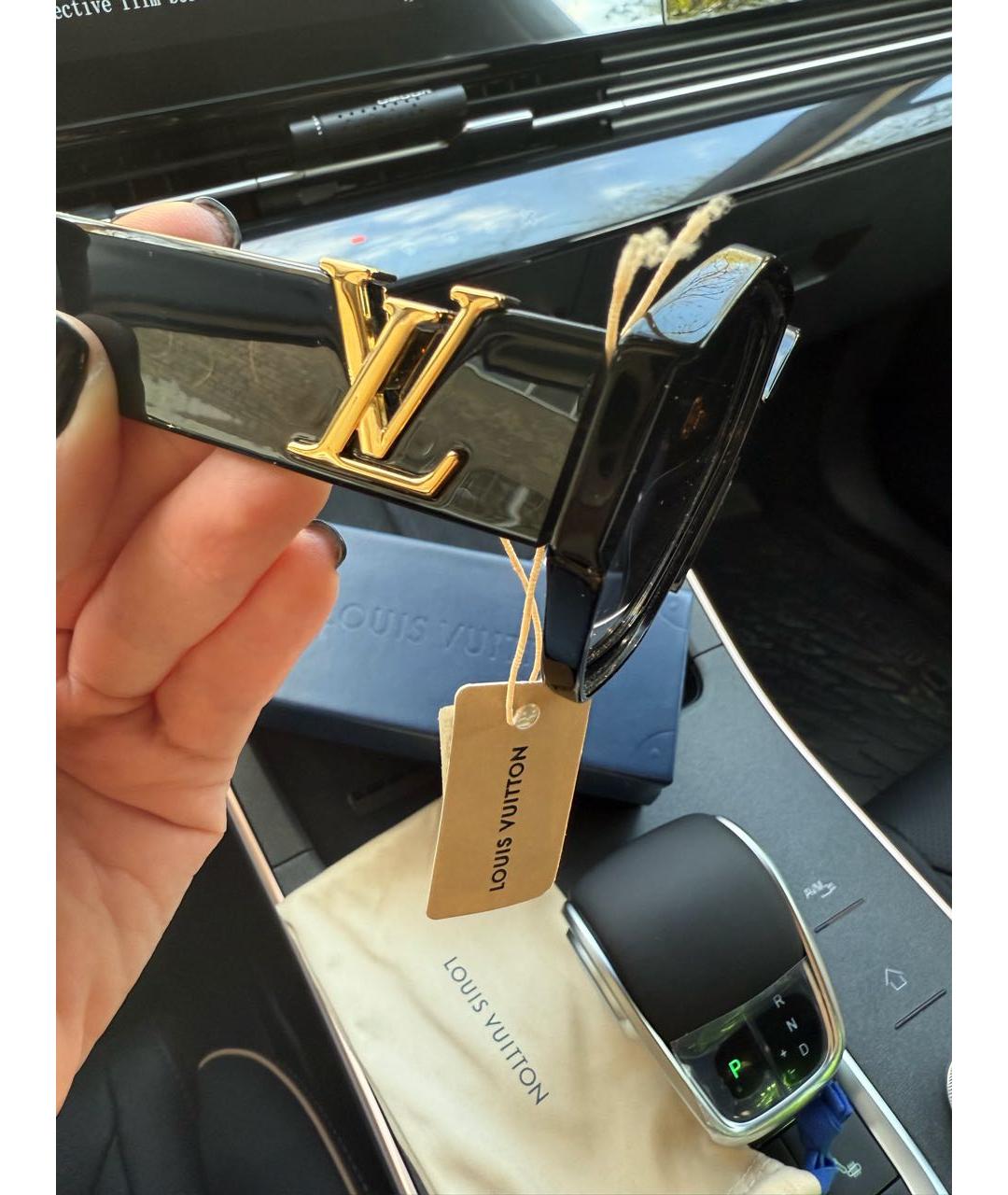 LOUIS VUITTON Черные пластиковые солнцезащитные очки, фото 3