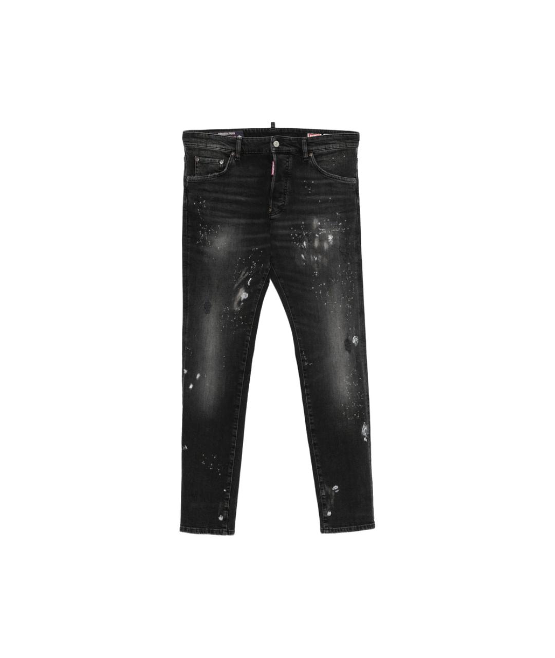 DSQUARED2 Черные прямые джинсы, фото 1
