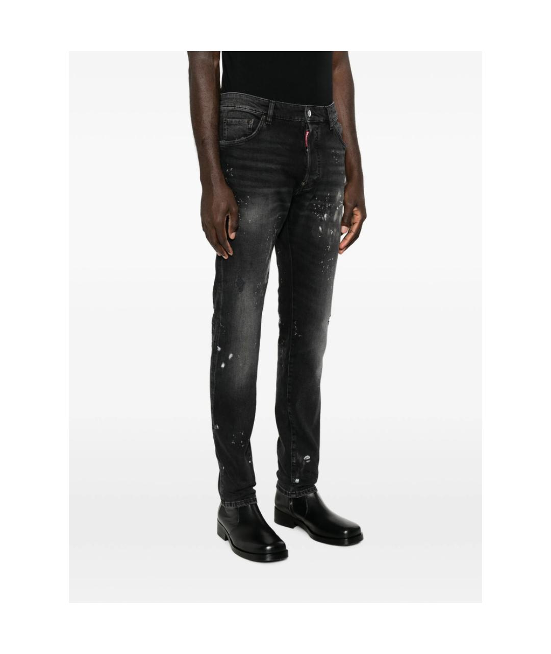 DSQUARED2 Черные прямые джинсы, фото 3