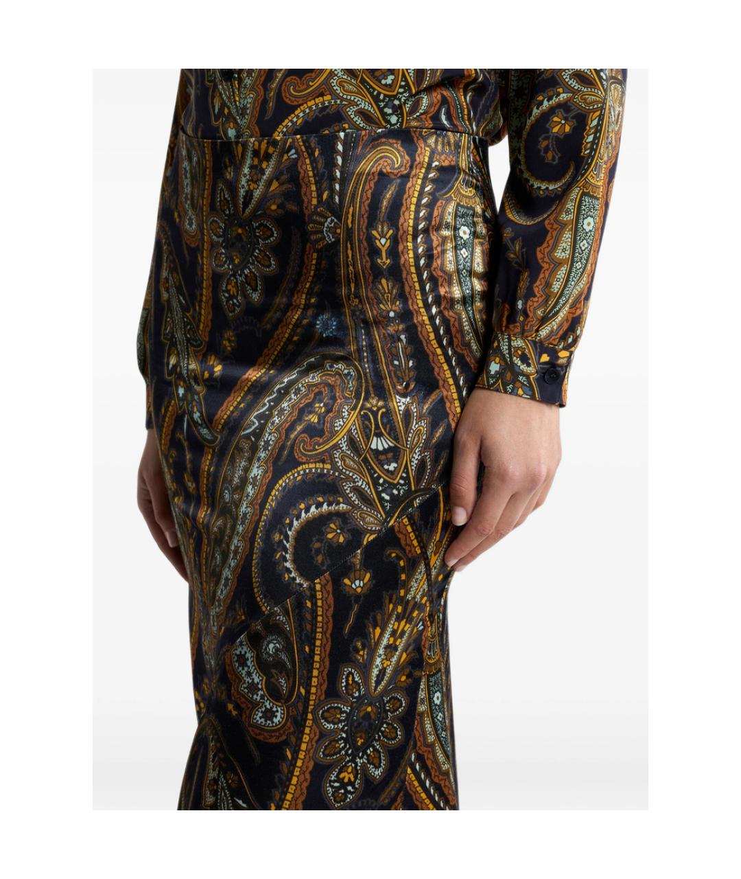 ETRO Мульти юбка миди, фото 2