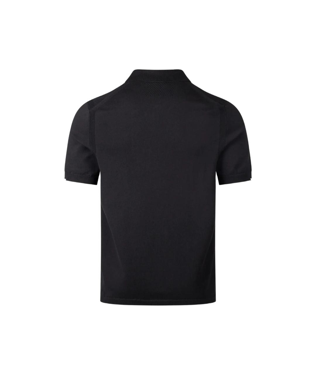 HUGO BOSS Черная хлопковая футболка, фото 3