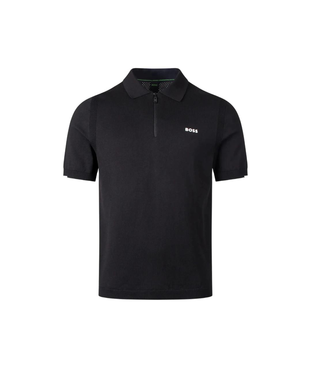 HUGO BOSS Черная хлопковая футболка, фото 1