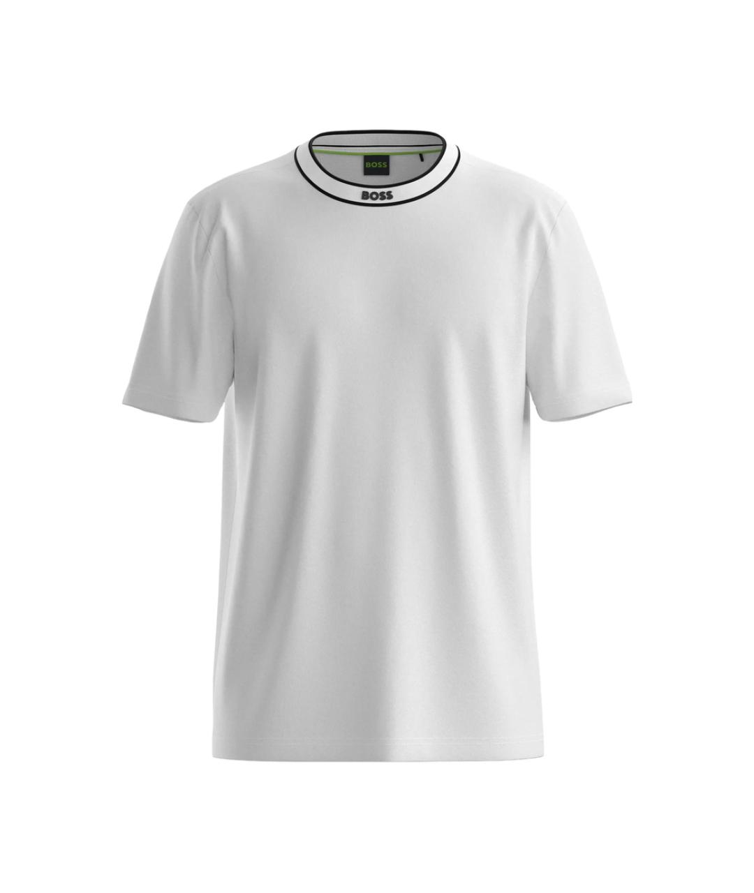 HUGO BOSS Белая хлопковая футболка, фото 1