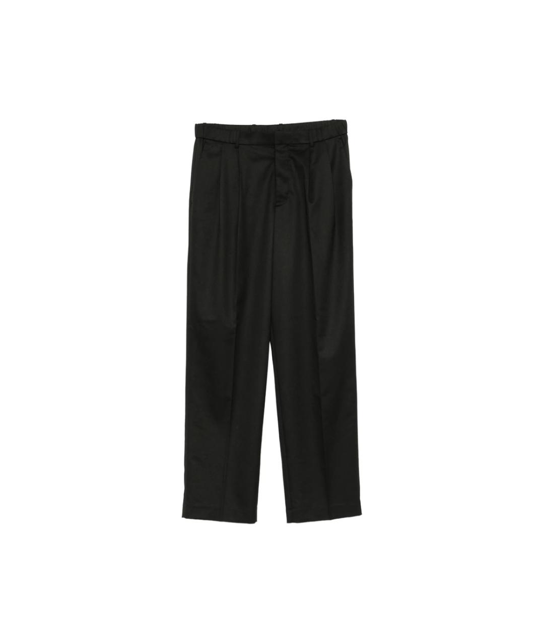 CALVIN KLEIN Черные полиэстеровые повседневные брюки, фото 1