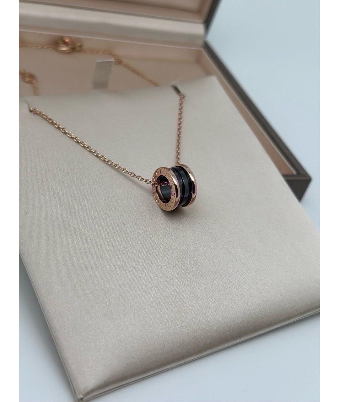BVLGARI Золотая подвеска из розового золота, фото 2