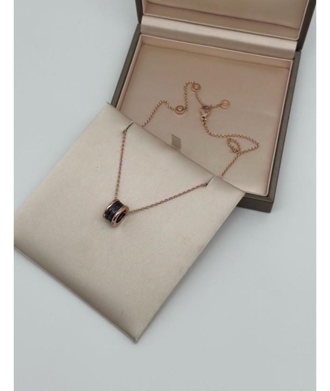 BVLGARI Золотая подвеска из розового золота, фото 5