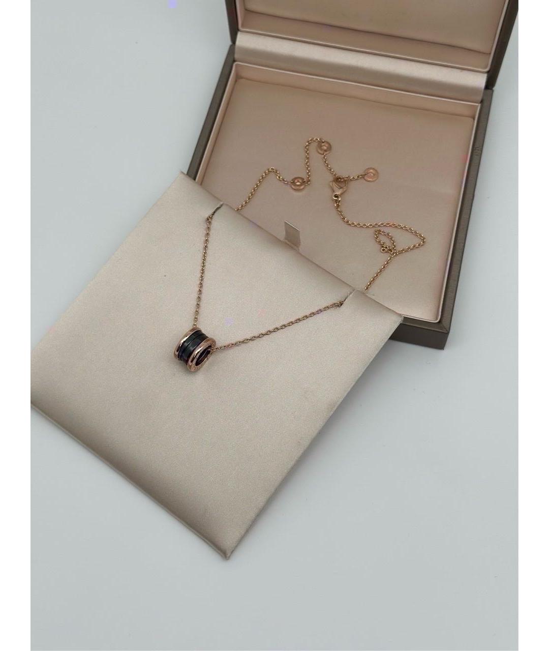 BVLGARI Золотая подвеска из розового золота, фото 3