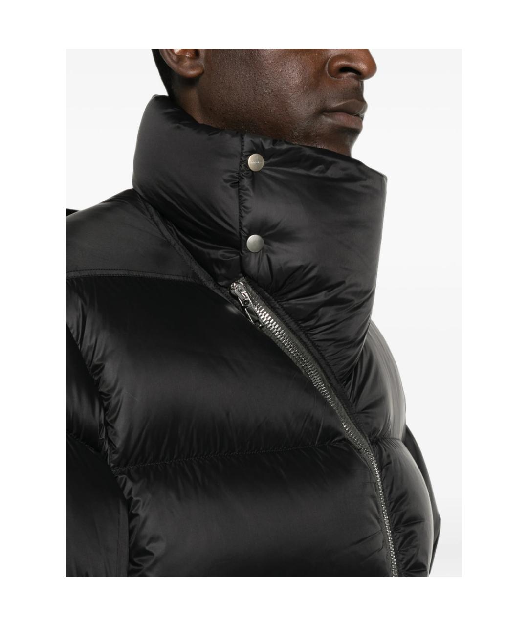 RICK OWENS Черный пуховик, фото 4
