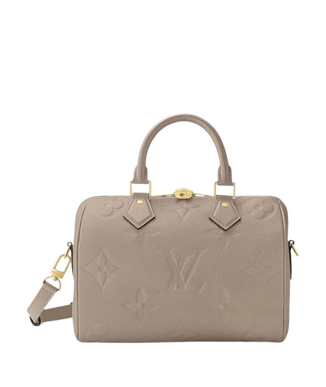 LOUIS VUITTON Бежевая кожаная сумка тоут, фото 1