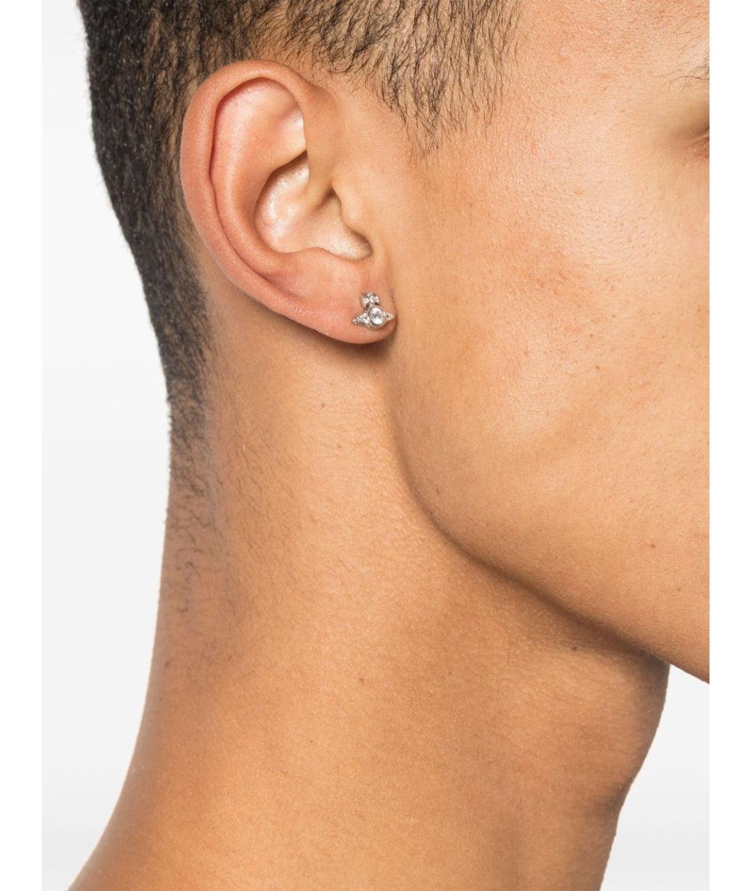 VIVIENNE WESTWOOD Серебряные металлические серьги, фото 3